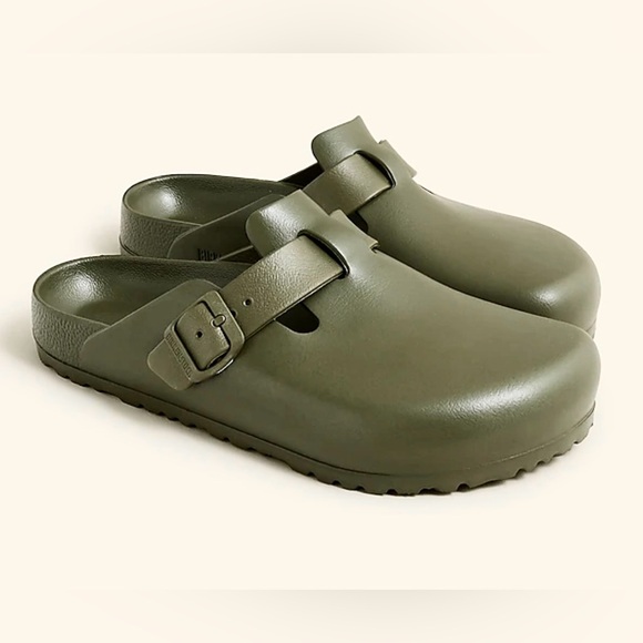 Birkenstock Boston EVA Khaki Green Slip-On Clogs EU 46 US‎ M 13-13.5